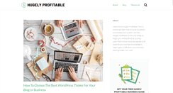 Desktop Screenshot of hugelyprofitable.com