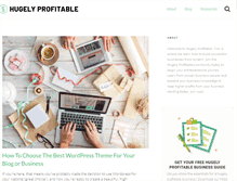 Tablet Screenshot of hugelyprofitable.com
